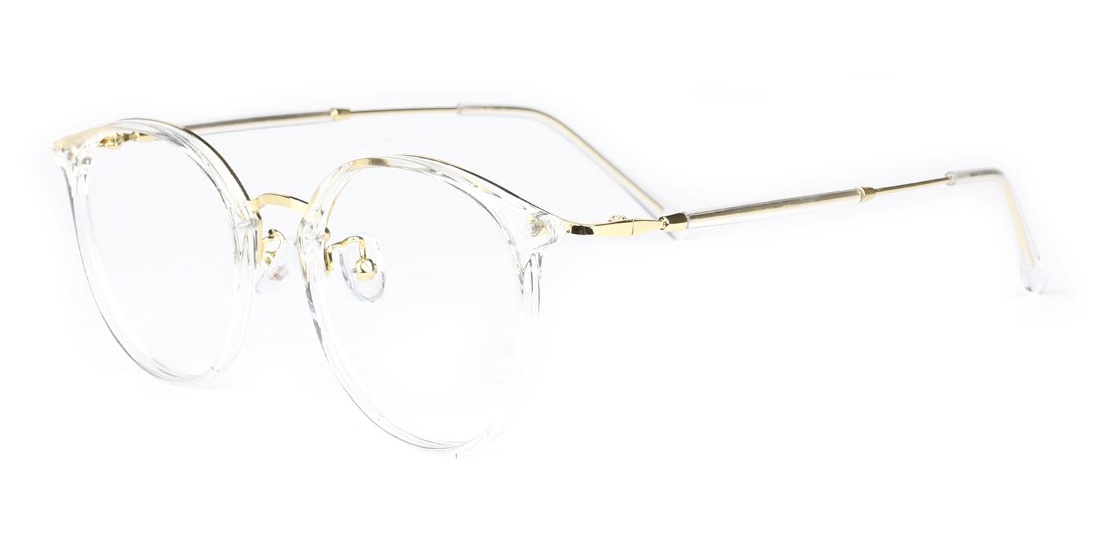 Louise-Translucent-Round / Cat-TR-Eyeglasses-detail