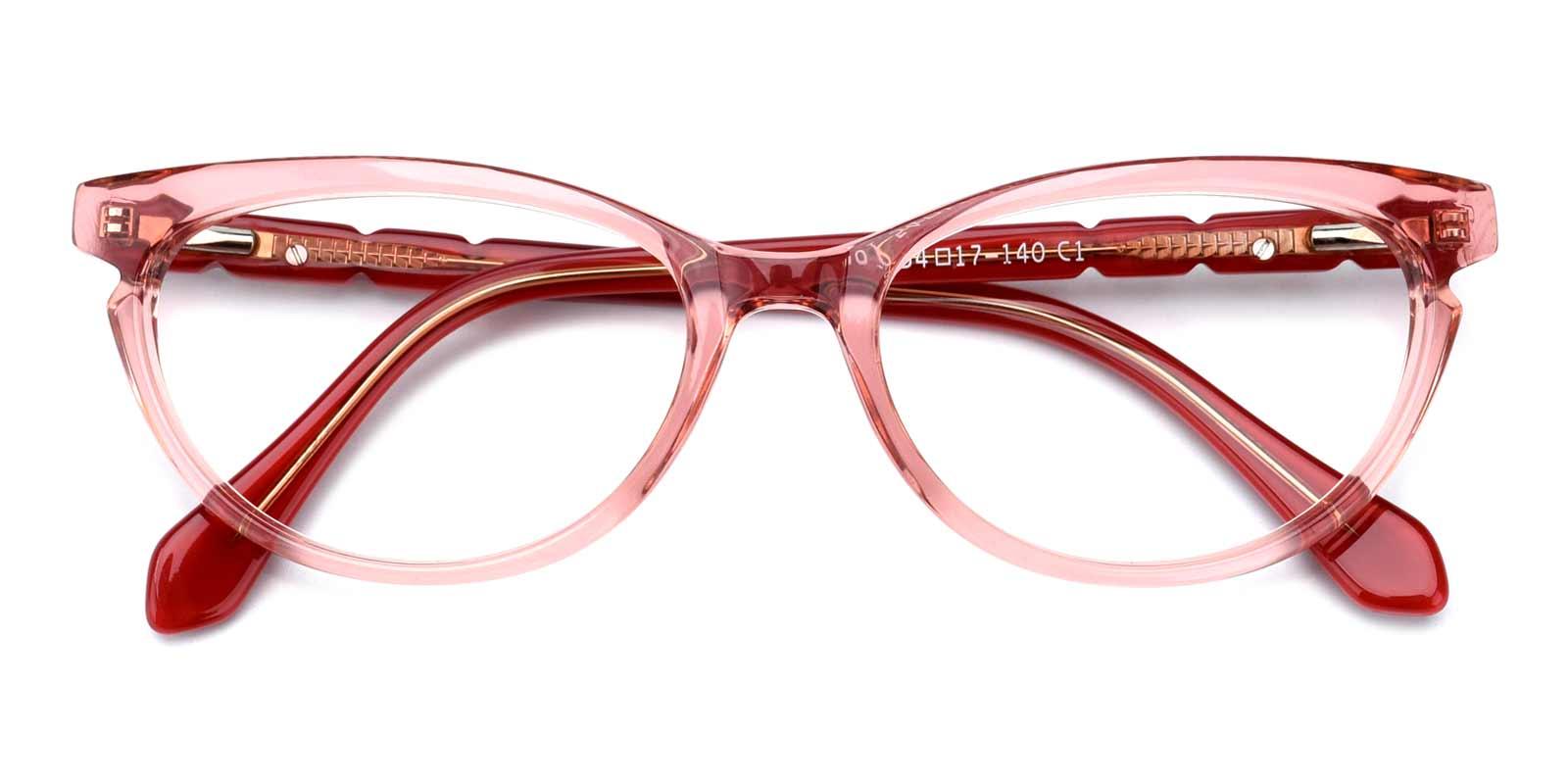 Sunrise-Red-Cat / Oval-TR-Eyeglasses-detail