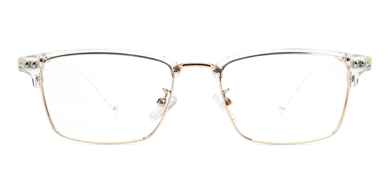 Caution-Translucent-Browline / Rectangle-TR-Eyeglasses-detail