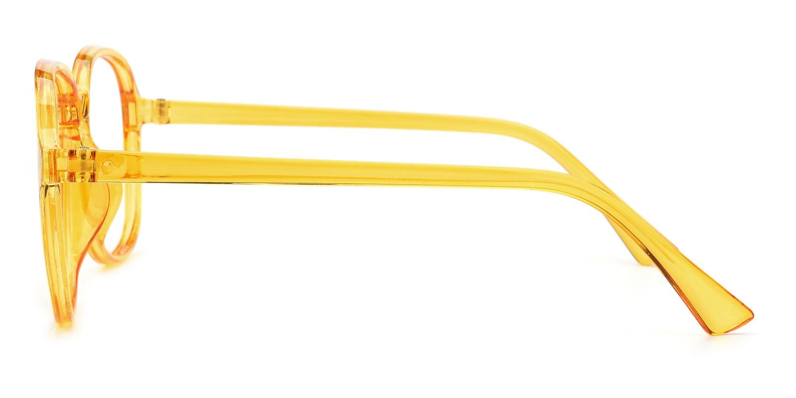 Golden70s-Yellow-Square-Plastic-Eyeglasses-detail