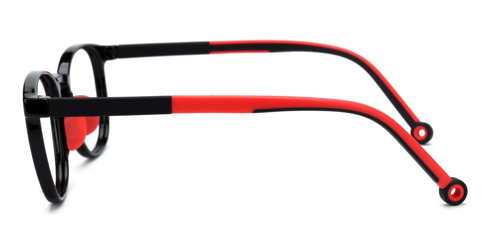 Jennifer-Red-Round-Plastic-Eyeglasses-detail