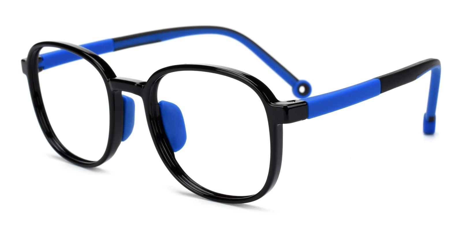 Warren-Black-Rectangle / Round-TR-Eyeglasses-detail