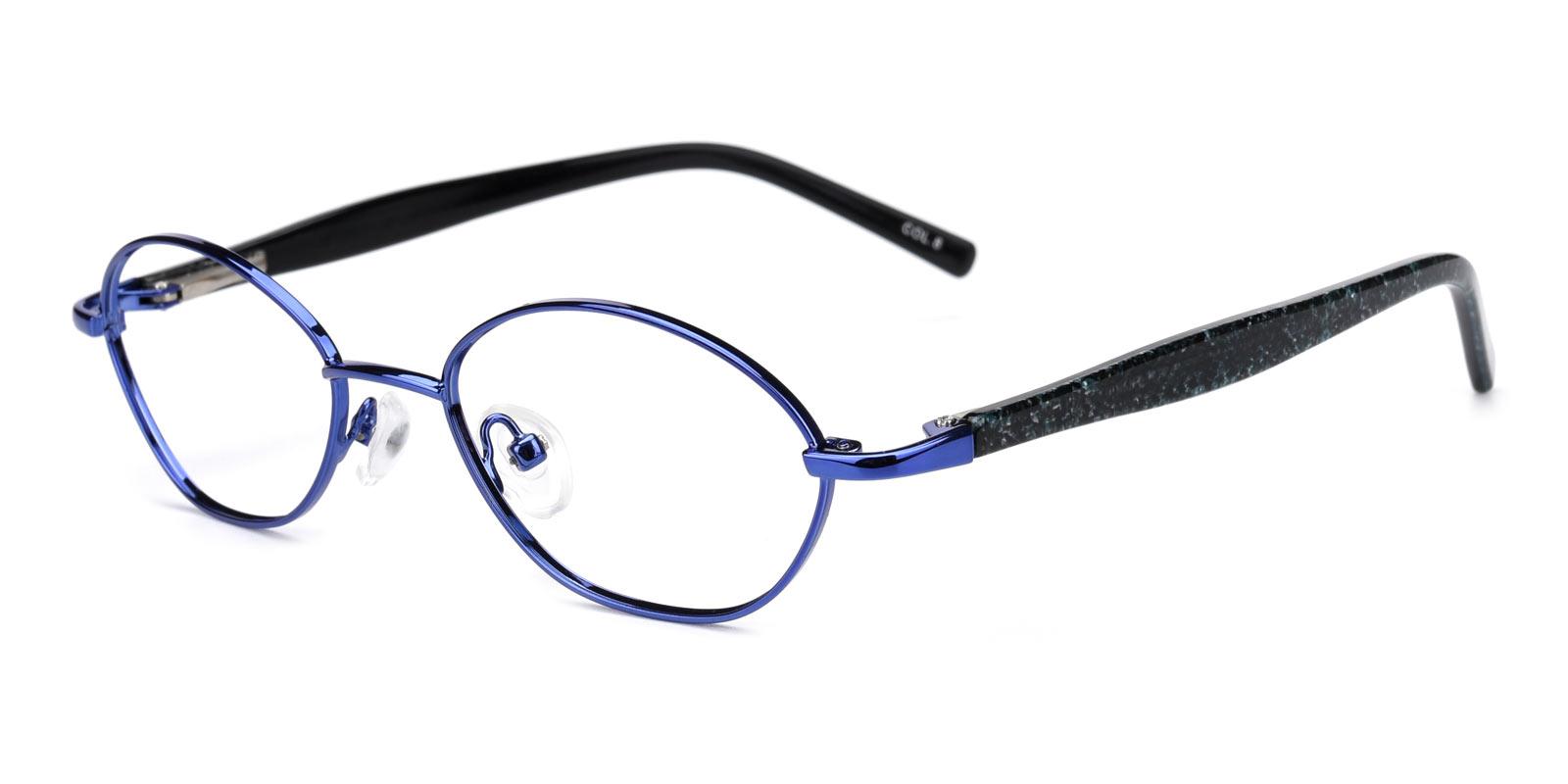 Lollipop-Blue-Oval-Metal-Eyeglasses-detail