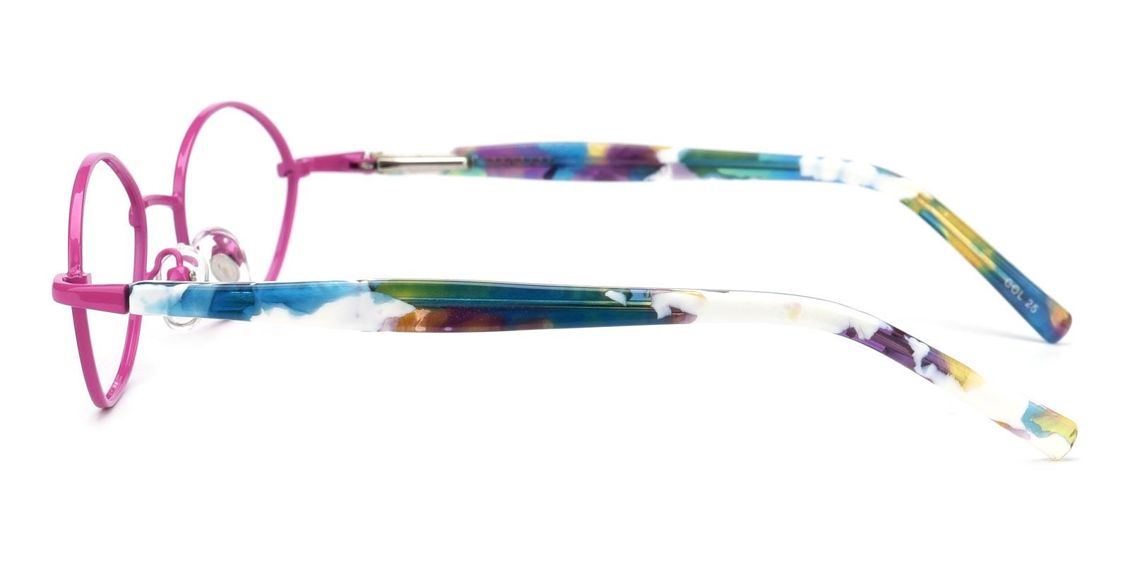 Lollipop-Pink-Oval-Metal-Eyeglasses-detail