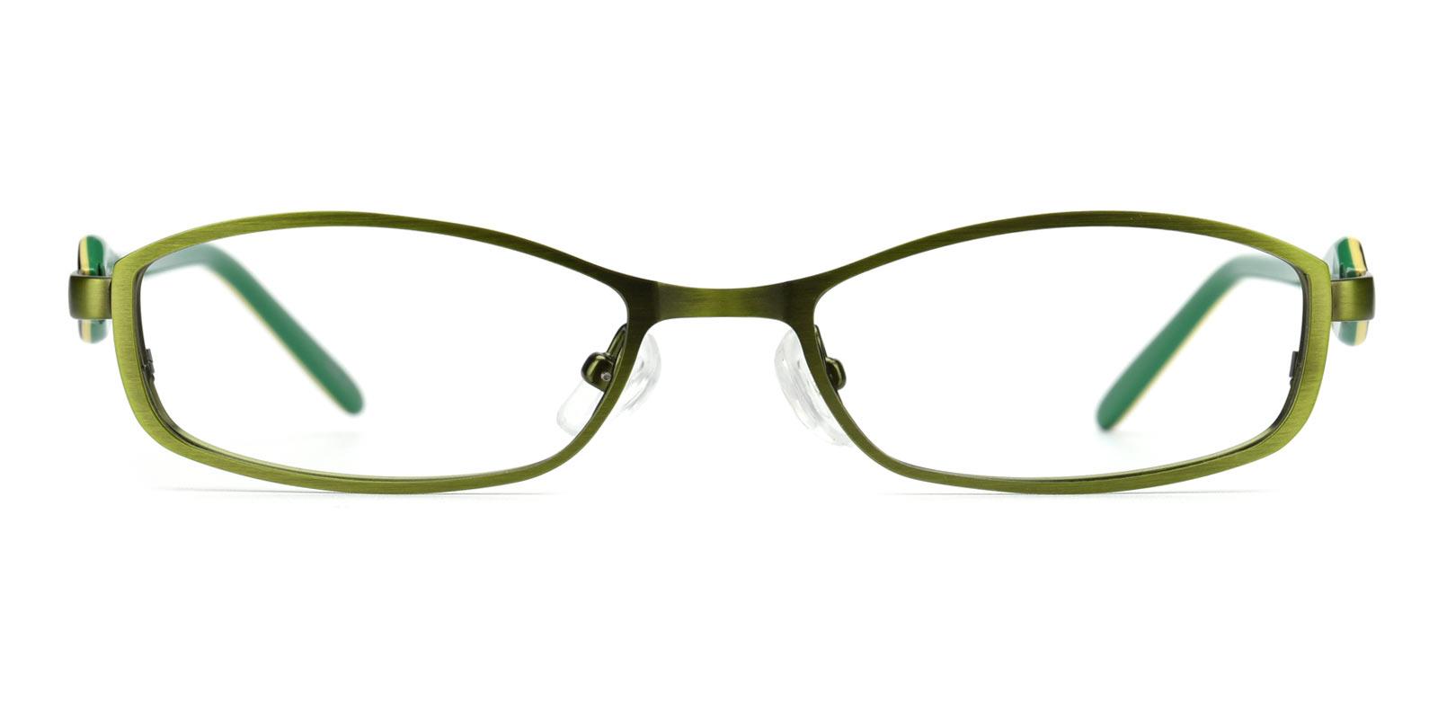 Astronaut-Green-Rectangle-Metal-Eyeglasses-detail