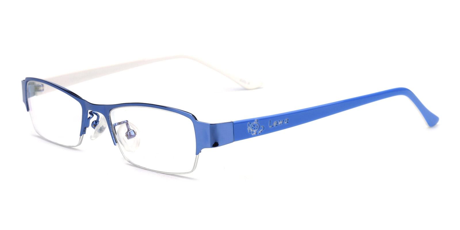 Painter-Blue-Rectangle-Metal-Eyeglasses-detail
