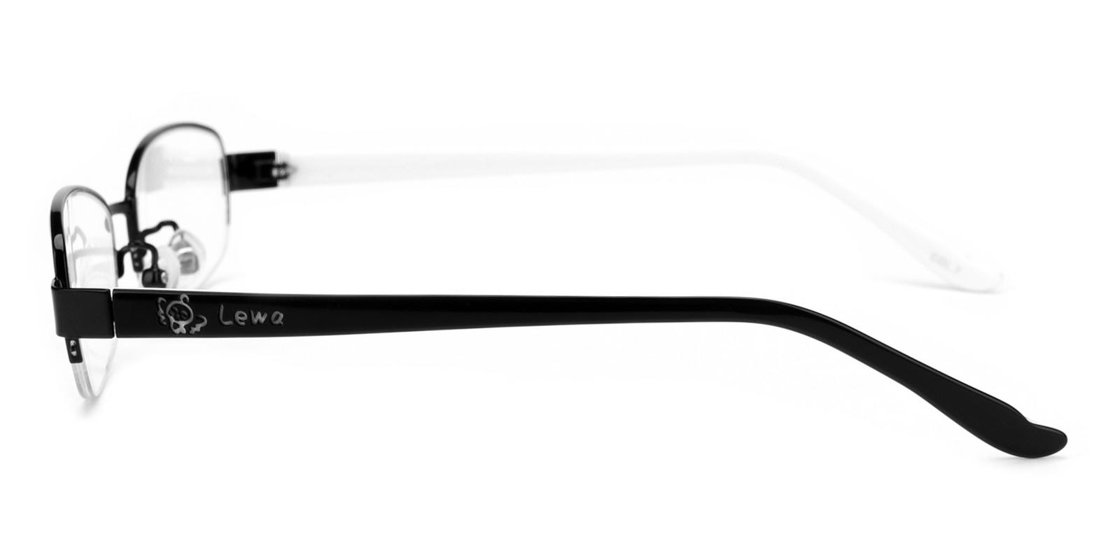 Clever-Black-Rectangle-Metal-Eyeglasses-detail