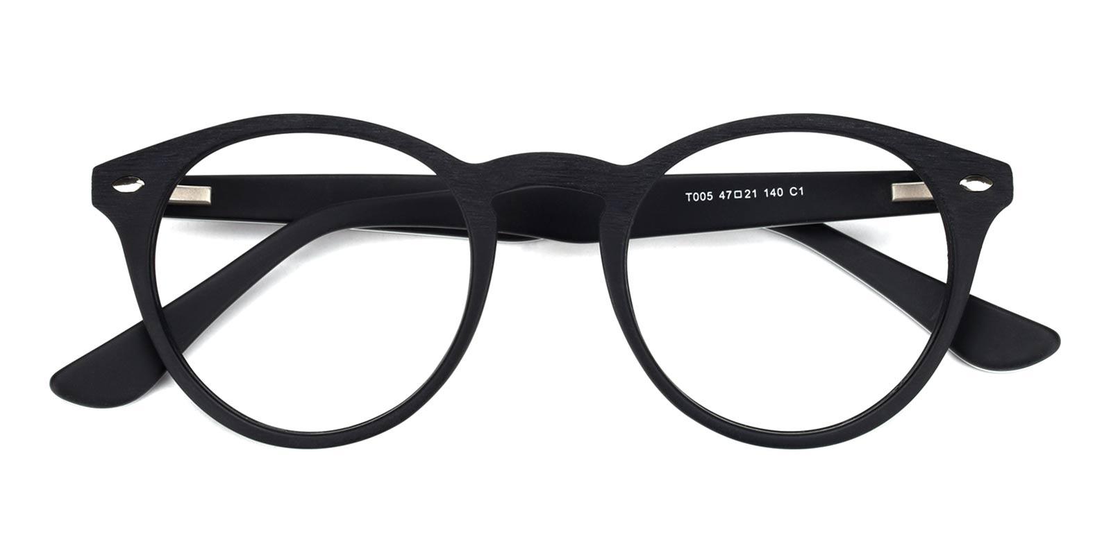 Silentmovie-Black-Round-Combination-Eyeglasses-detail