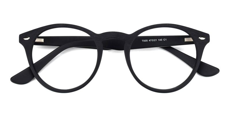Silentmovie-Black-Eyeglasses