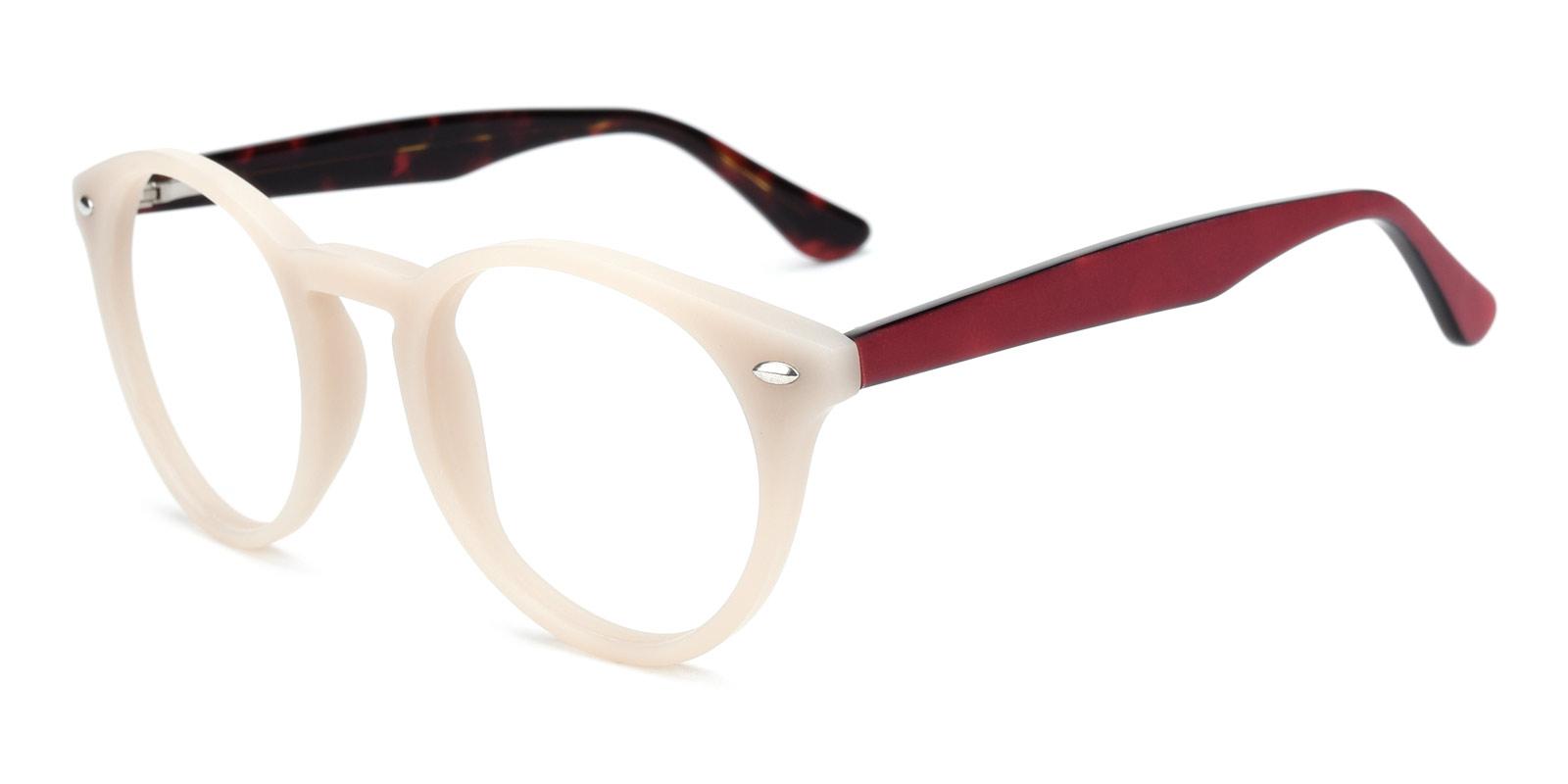Silentmovie-White-Round-Combination-Eyeglasses-detail
