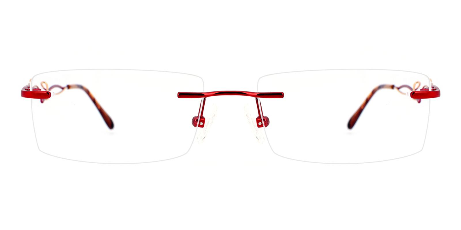 Mind-Red-Rectangle-Metal-Eyeglasses-detail