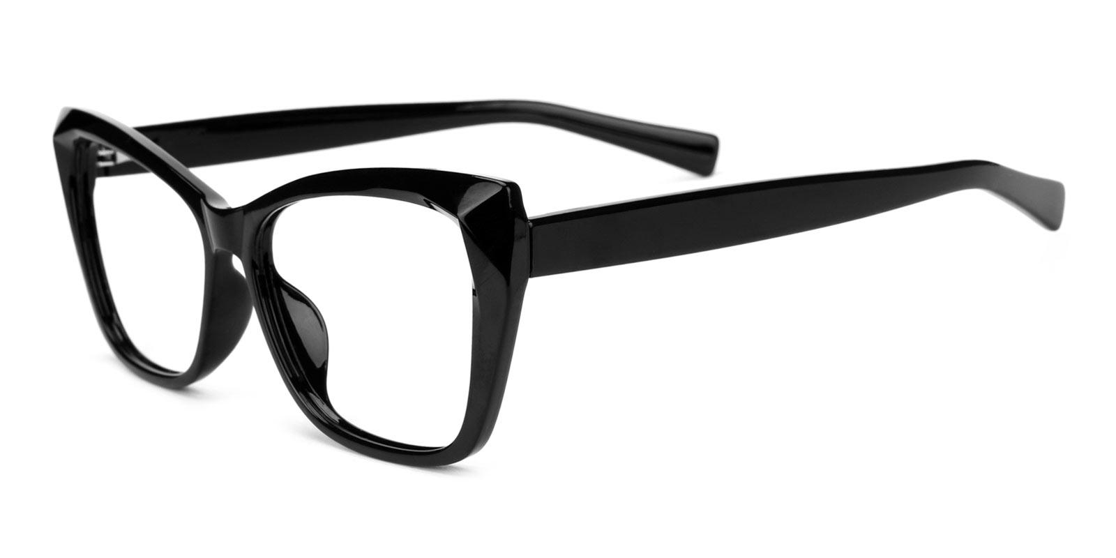 Harmony-Black-Cat / Rectangle-TR-Eyeglasses-detail