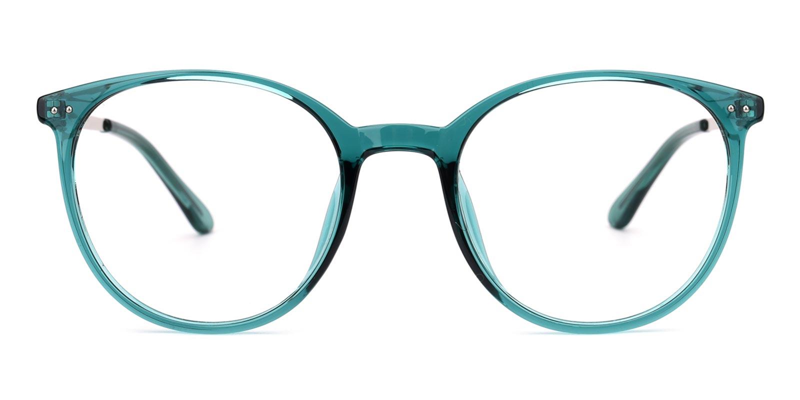 Peacock-Green-Round-Acetate-Eyeglasses-detail