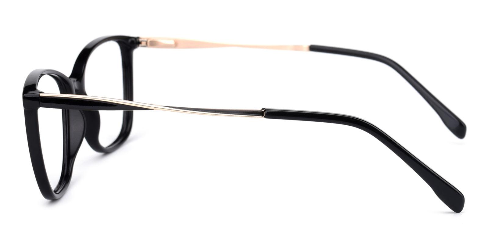 Night-Black-Rectangle / Cat-Acetate-Eyeglasses-detail