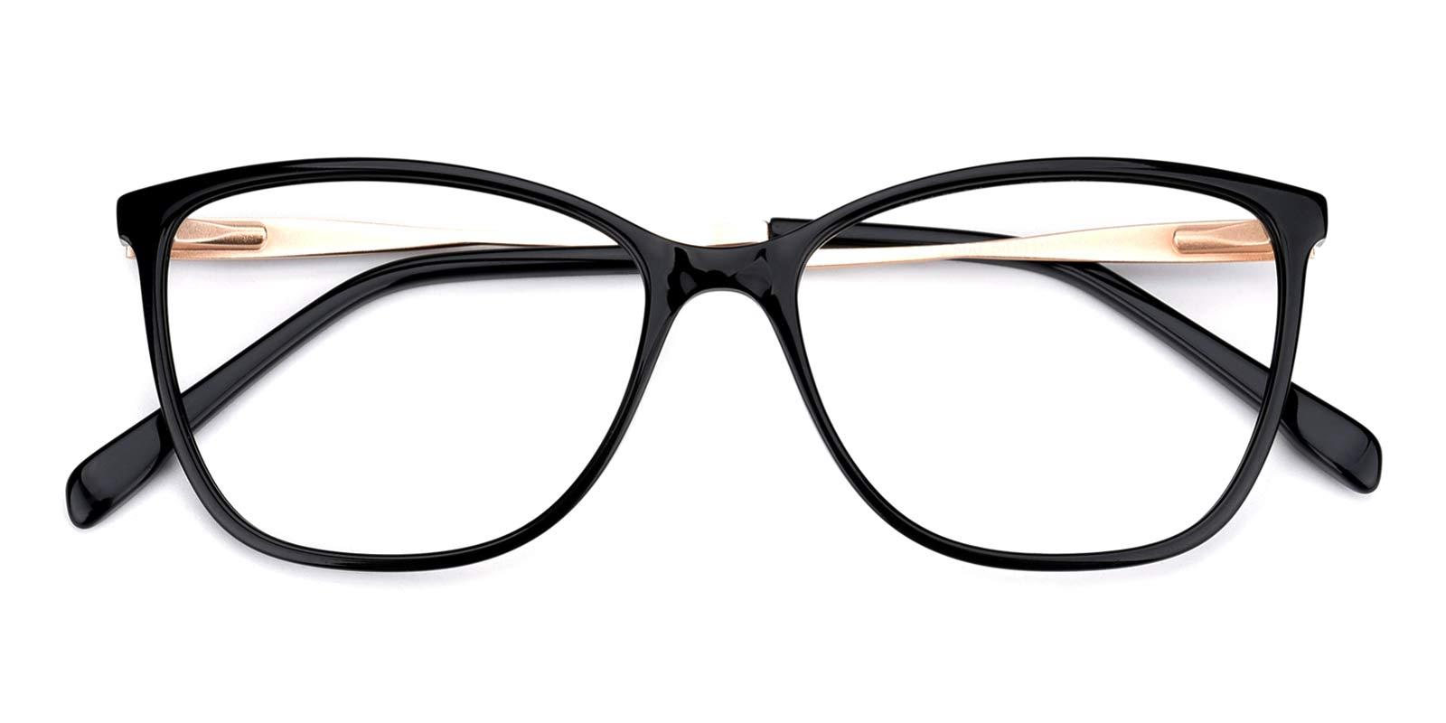 Night-Black-Square-Acetate-Eyeglasses-detail
