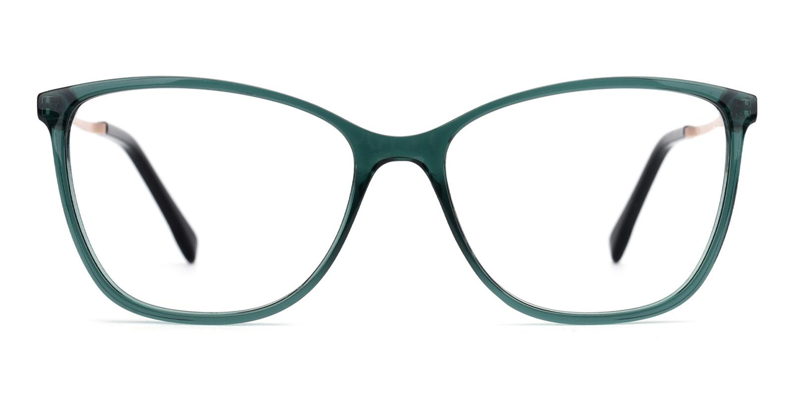 Night-Green-Rectangle / Cat-Acetate-Eyeglasses-detail