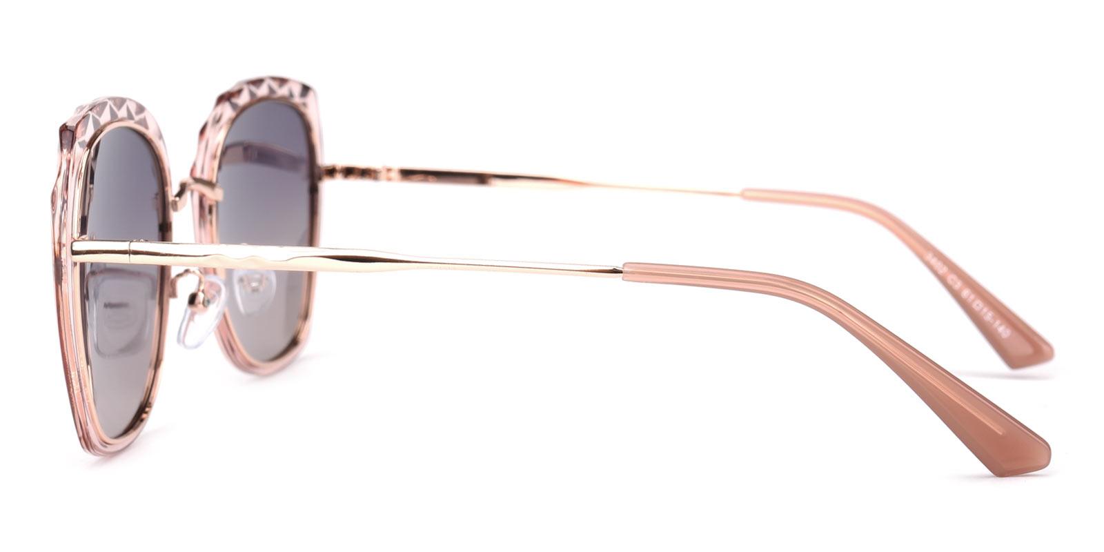 Superstar-Pink-Square-Metal-Sunglasses-detail