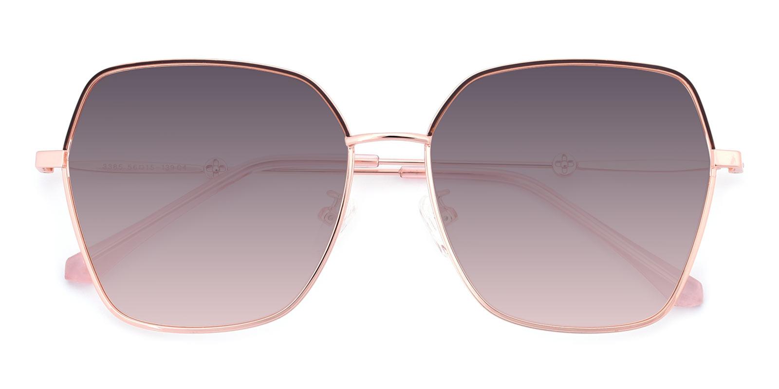 AfternoonTea-Pink-Square-Metal-Sunglasses-detail