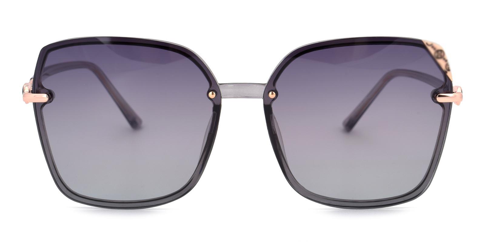 Burry Non Prescription Sunglasses-Gray-Square-TR-Sunglasses-detail