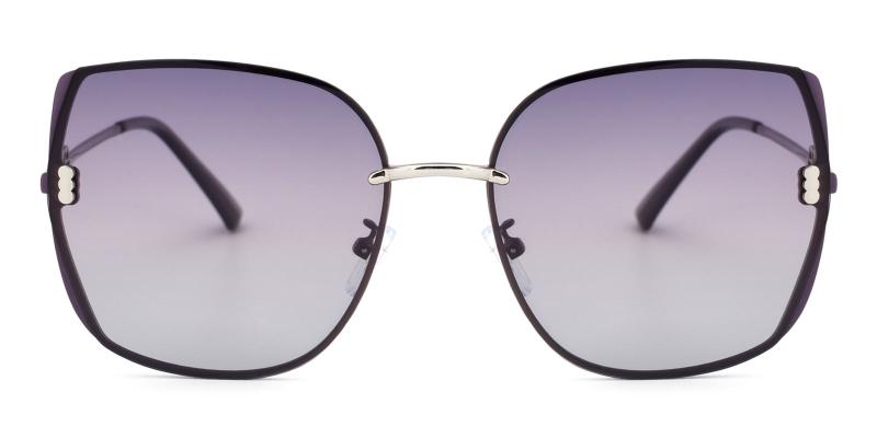 Zed Non Prescription Sunglasses-Purple-Sunglasses