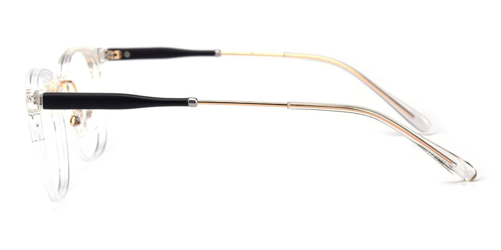 Guide-Translucent-Rectangle / Browline-TR-Eyeglasses-detail