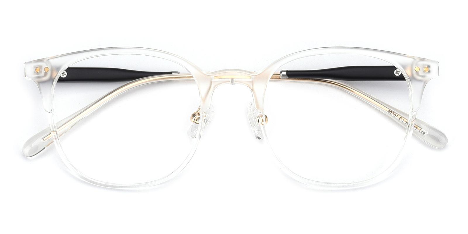 Guide-Translucent-Rectangle / Browline-TR-Eyeglasses-detail