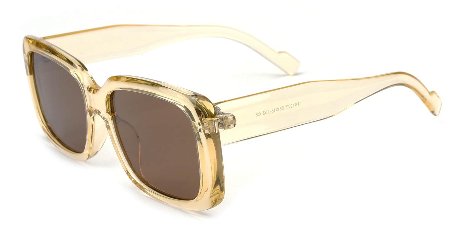 Summer-Yellow-Rectangle-TR-Sunglasses-detail