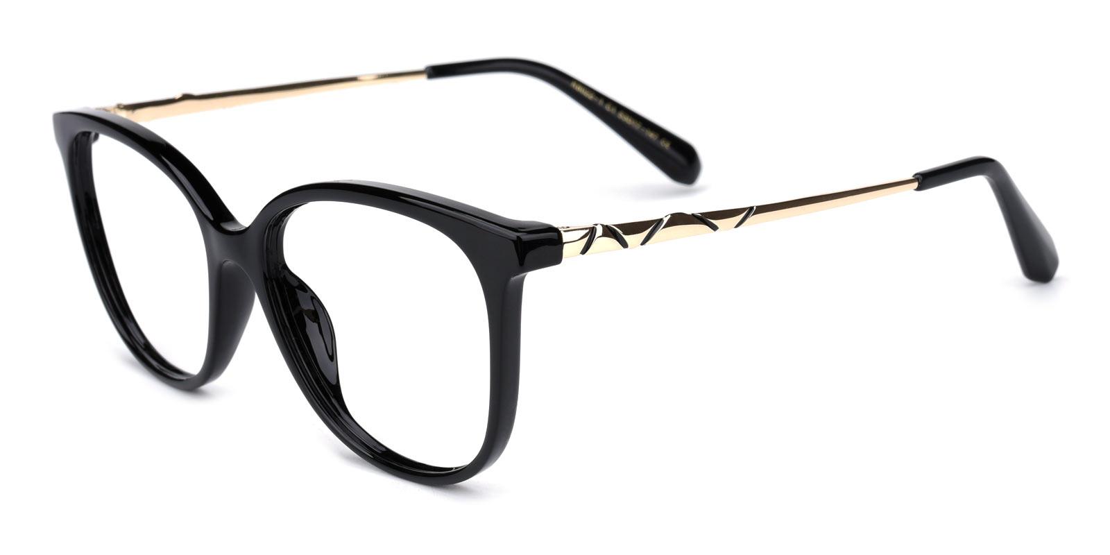 Vivi-Black-Cat / Round-TR-Eyeglasses-detail