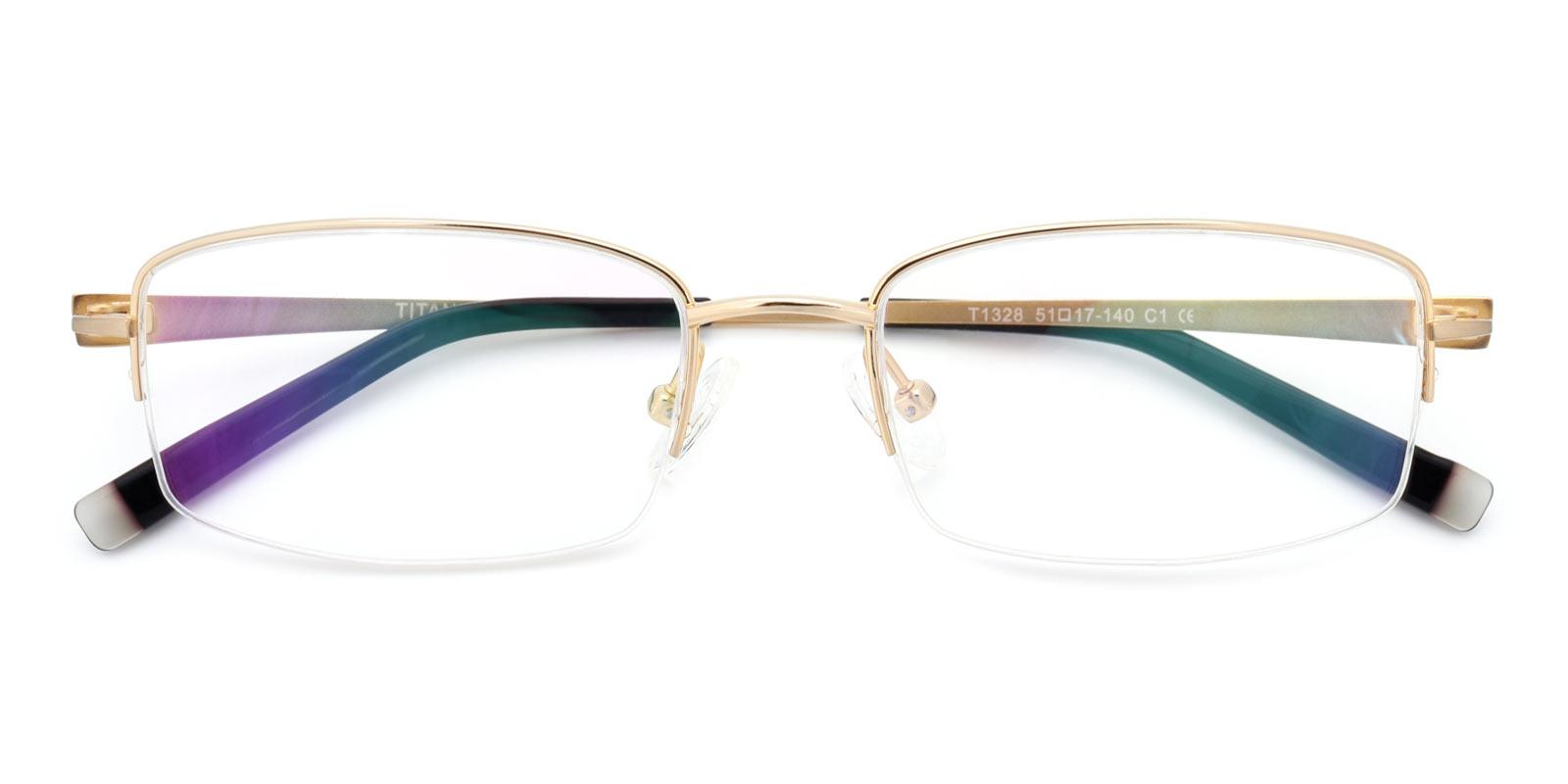 Leave-Gold-Rectangle-Titanium-Eyeglasses-detail