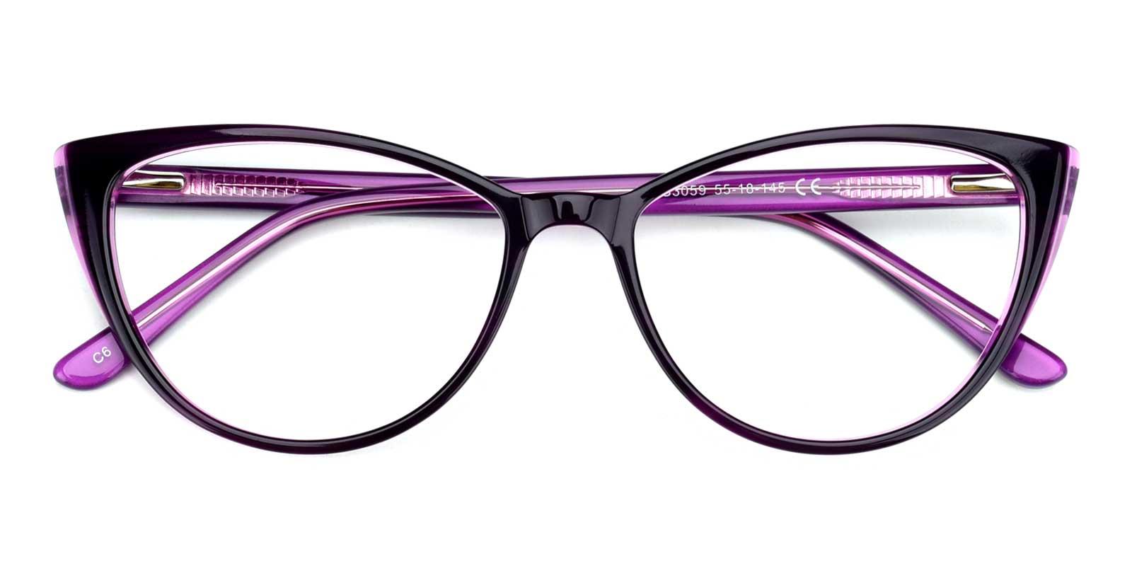 Rose-Purple-Cat-TR-Eyeglasses-detail