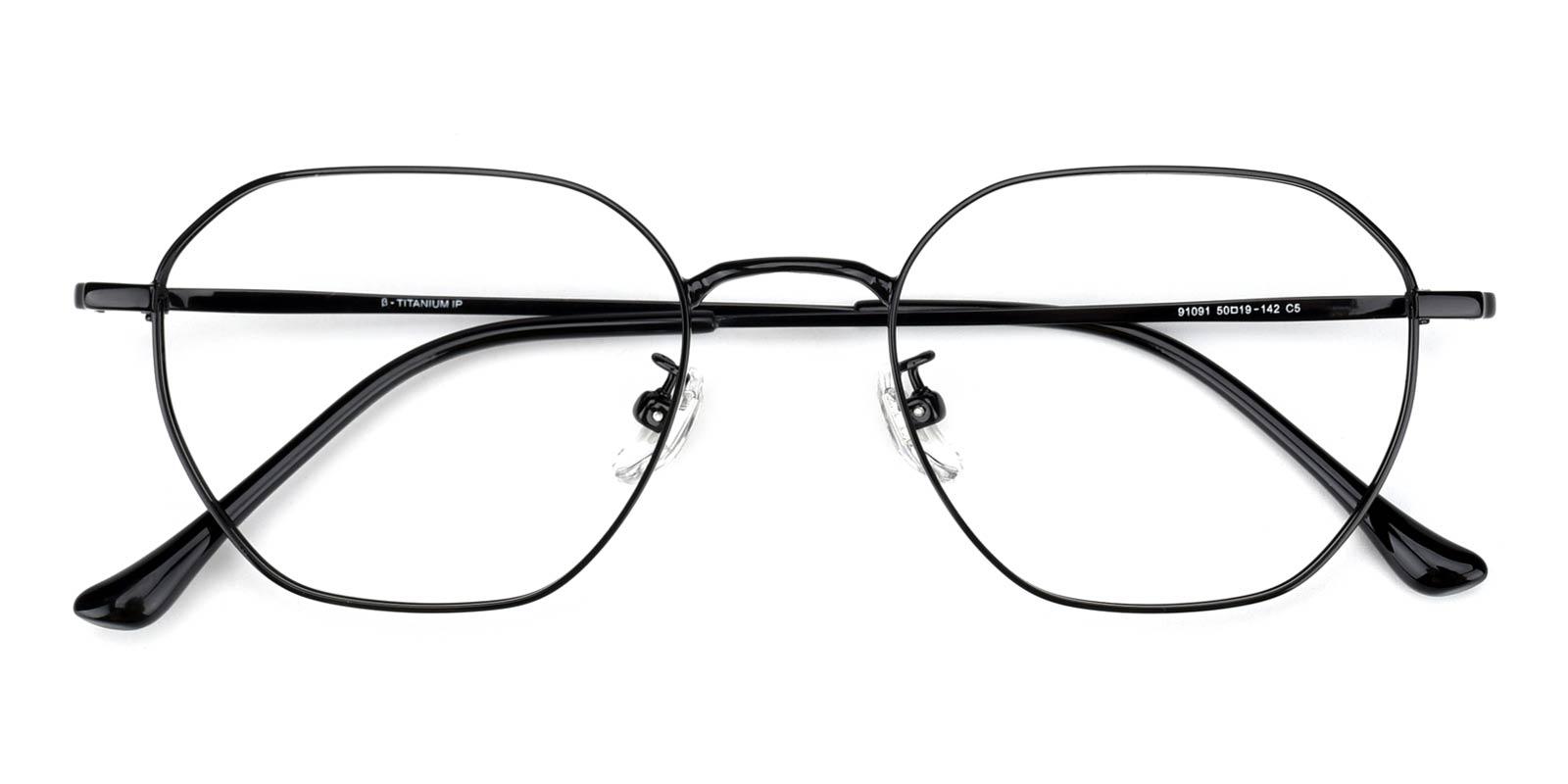 Kyle-Black-Geometric-Titanium-Eyeglasses-detail