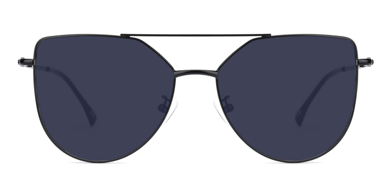 Nylon-Black-Aviator-Metal-Sunglasses-detail