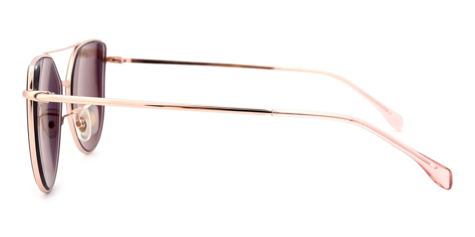 Nylon-Pink-Aviator-Metal-Sunglasses-detail