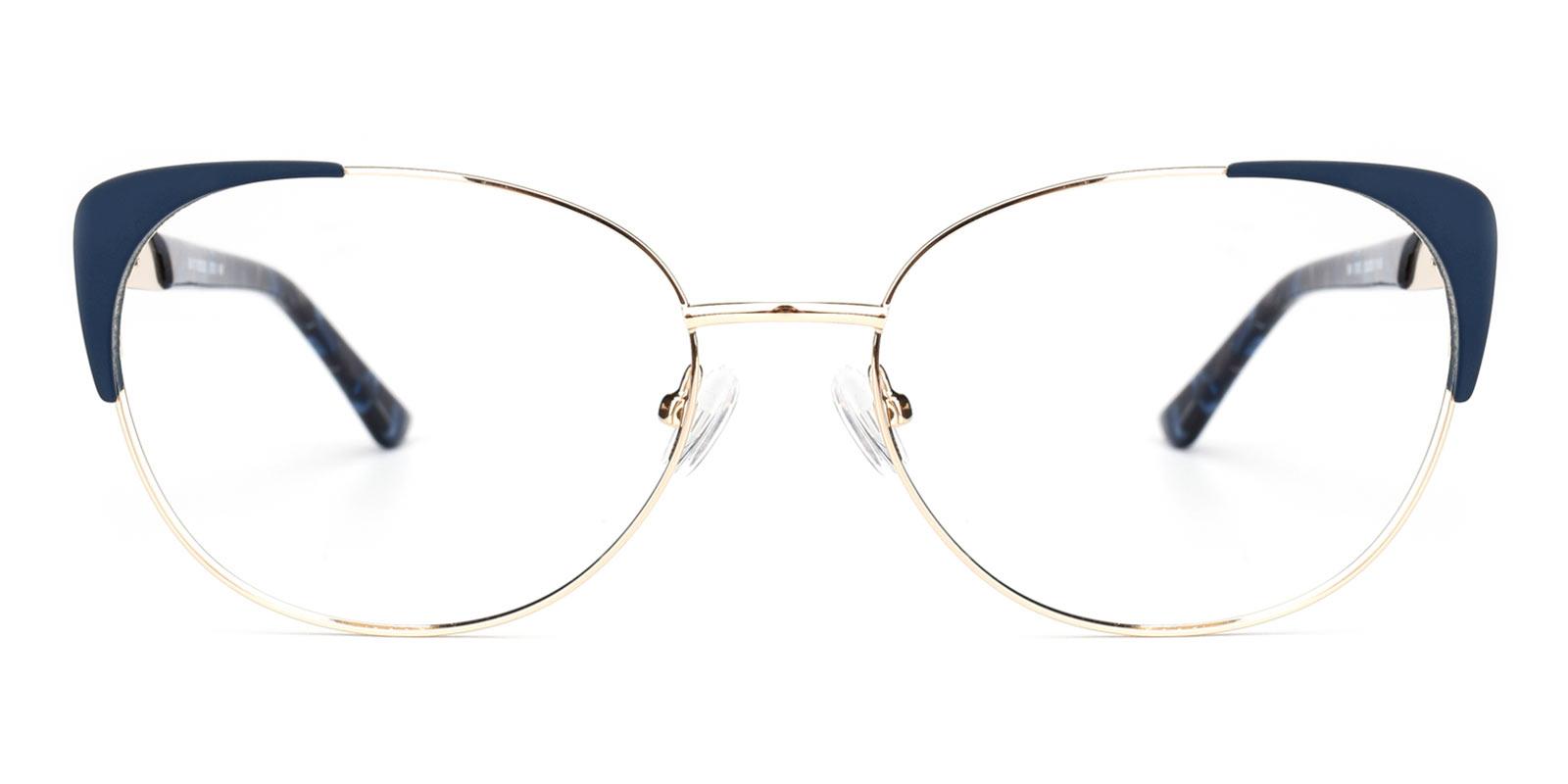 Dolores-Blue-Cat-Metal-Eyeglasses-detail