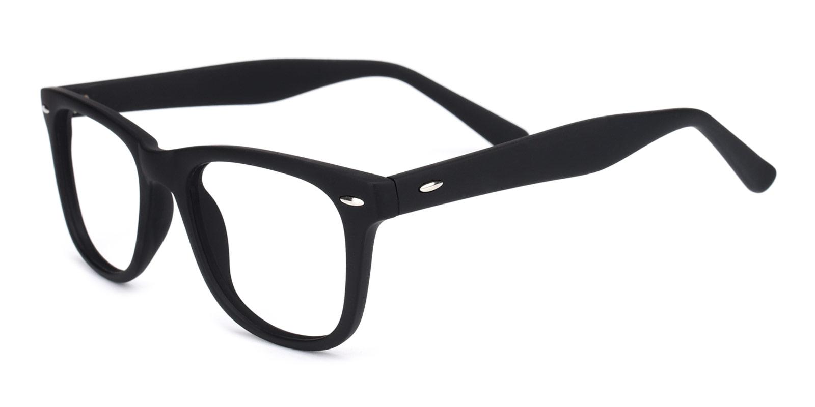 Fanny-Black-Rectangle-Plastic / TR-Eyeglasses-detail