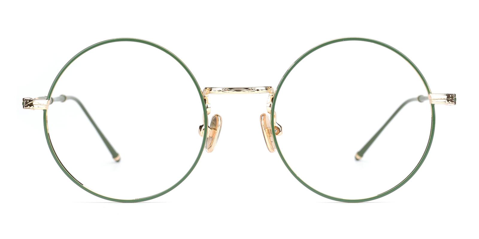 Toto-Green-Round-Metal-Eyeglasses-detail