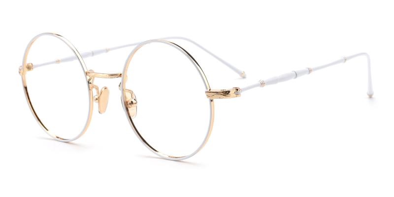 Toto-White-Eyeglasses