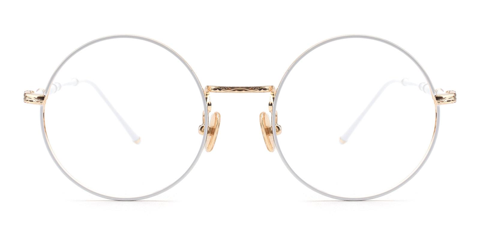 Toto-White-Round-Metal-Eyeglasses-detail