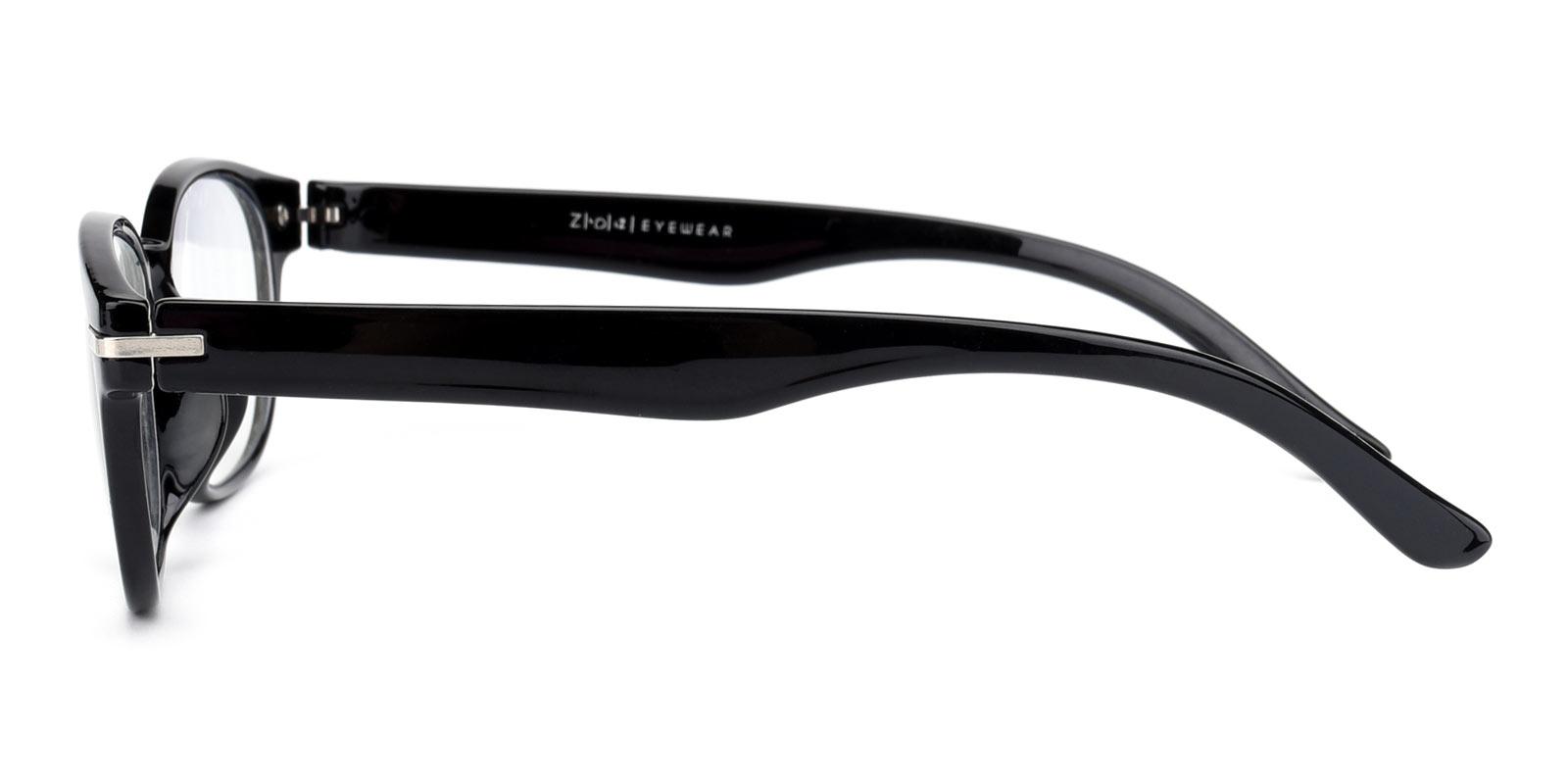 Una Plano Antiblue Eyeglasses-Black-Rectangle-TR-Eyeglasses-detail