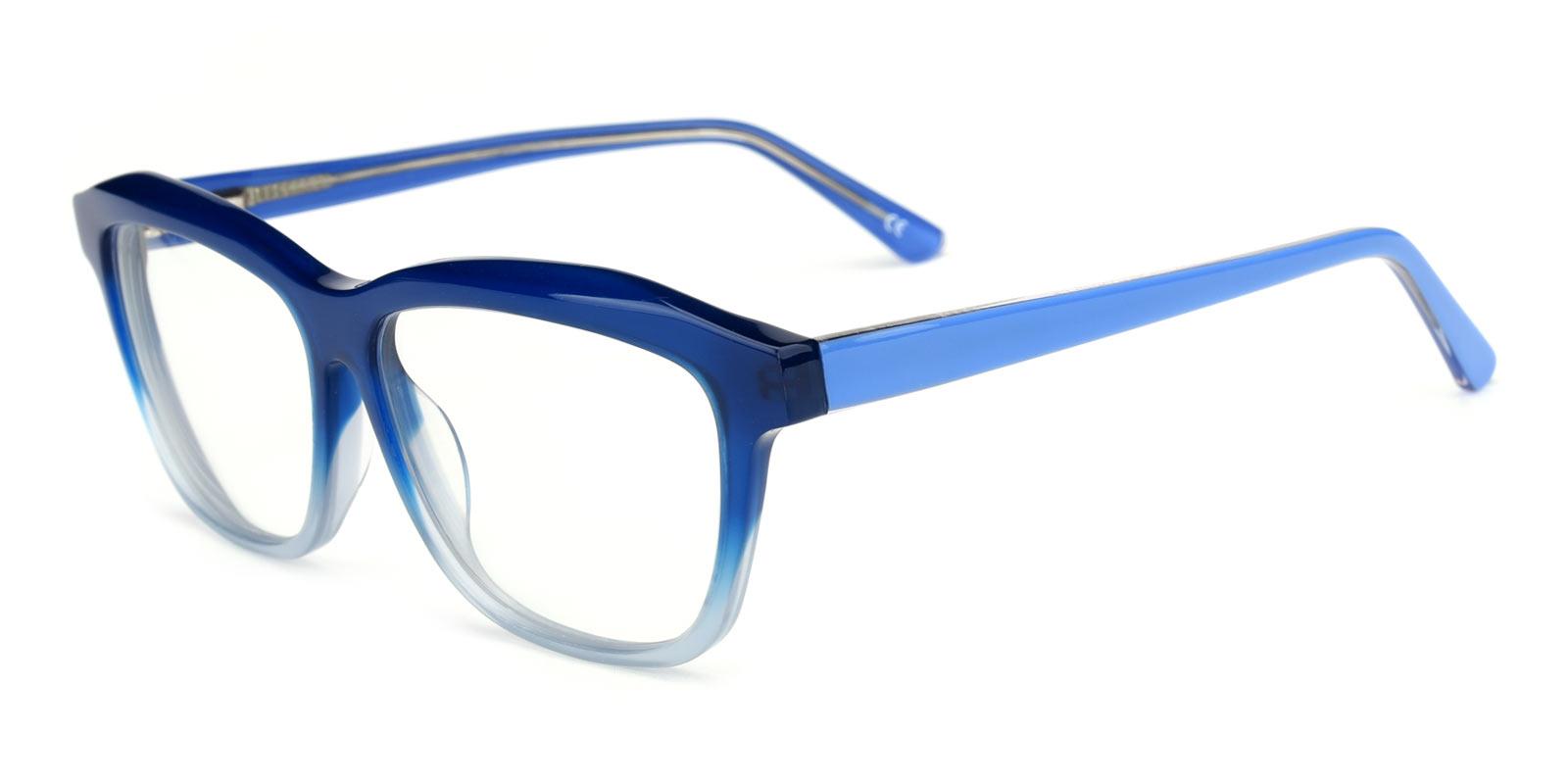 Ken Plano Antiblue Eyeglasses-Blue-Rectangle-TR-Eyeglasses-detail
