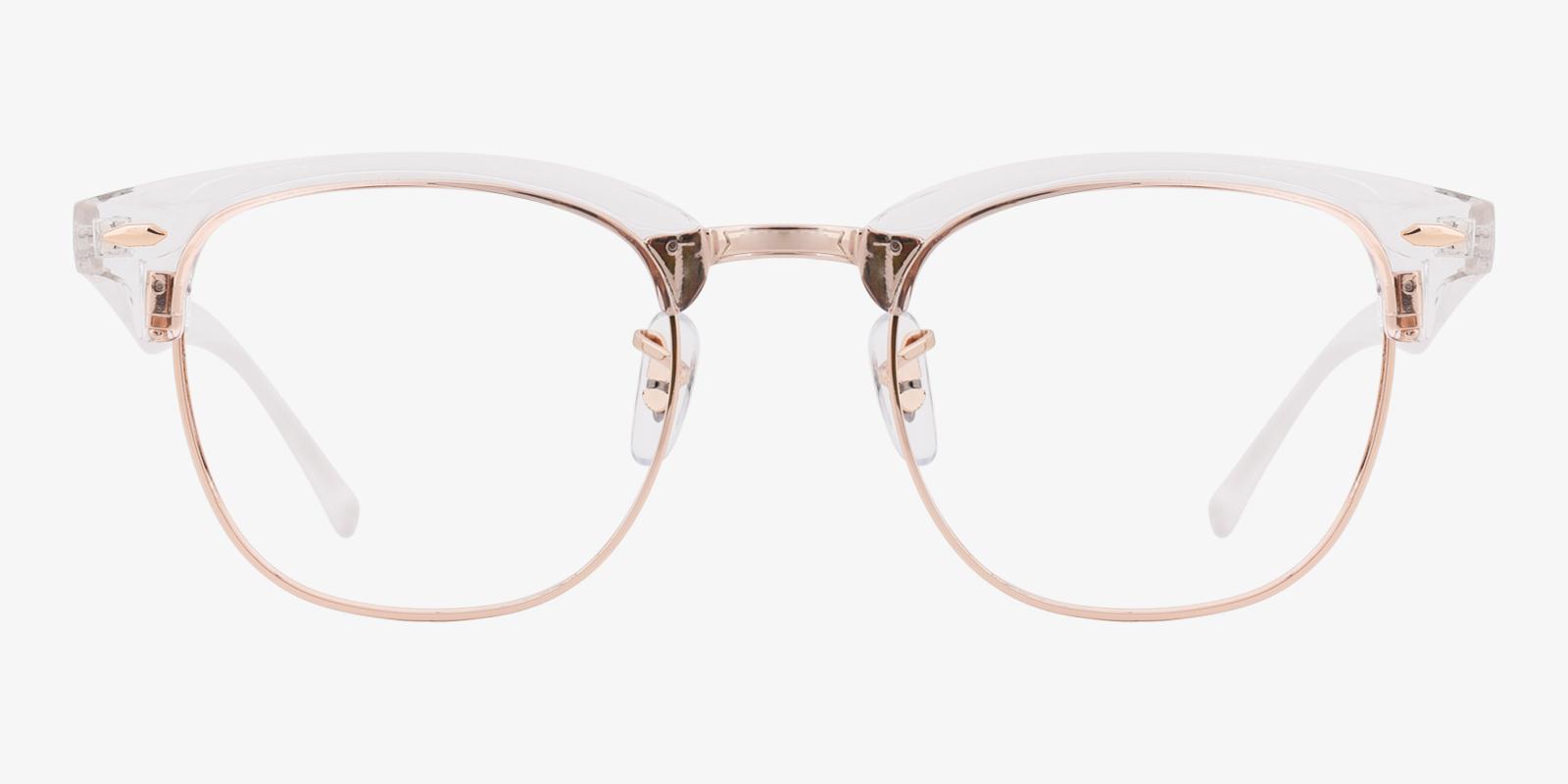 Bubble-Translucent-Browline / Rectangle-TR-Eyeglasses-detail
