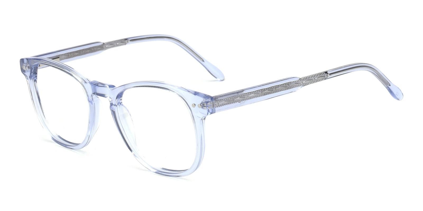 Knowledge-Blue-Rectangle / Round-TR-Eyeglasses-detail