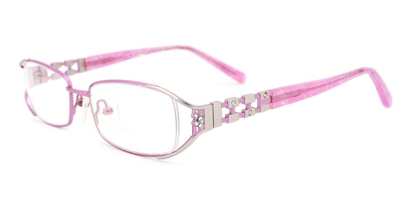 Kaki-Pink-Eyeglasses