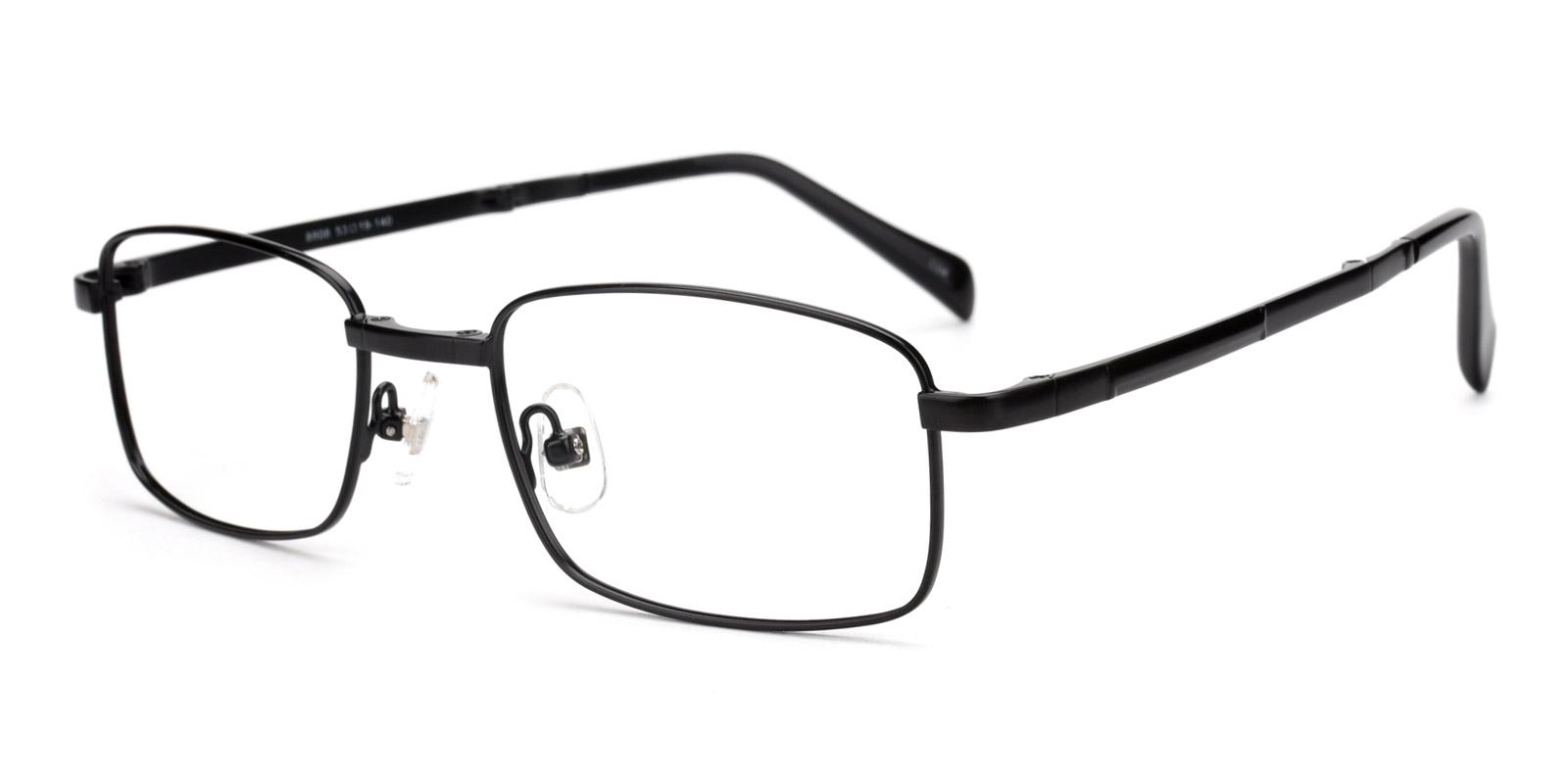 Logan-Black-Rectangle-Metal-Eyeglasses-detail