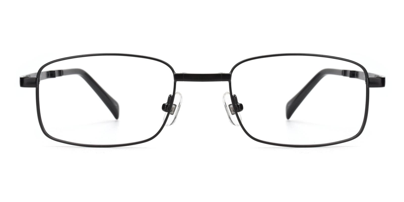 Logan-Black-Rectangle-Metal-Eyeglasses-detail