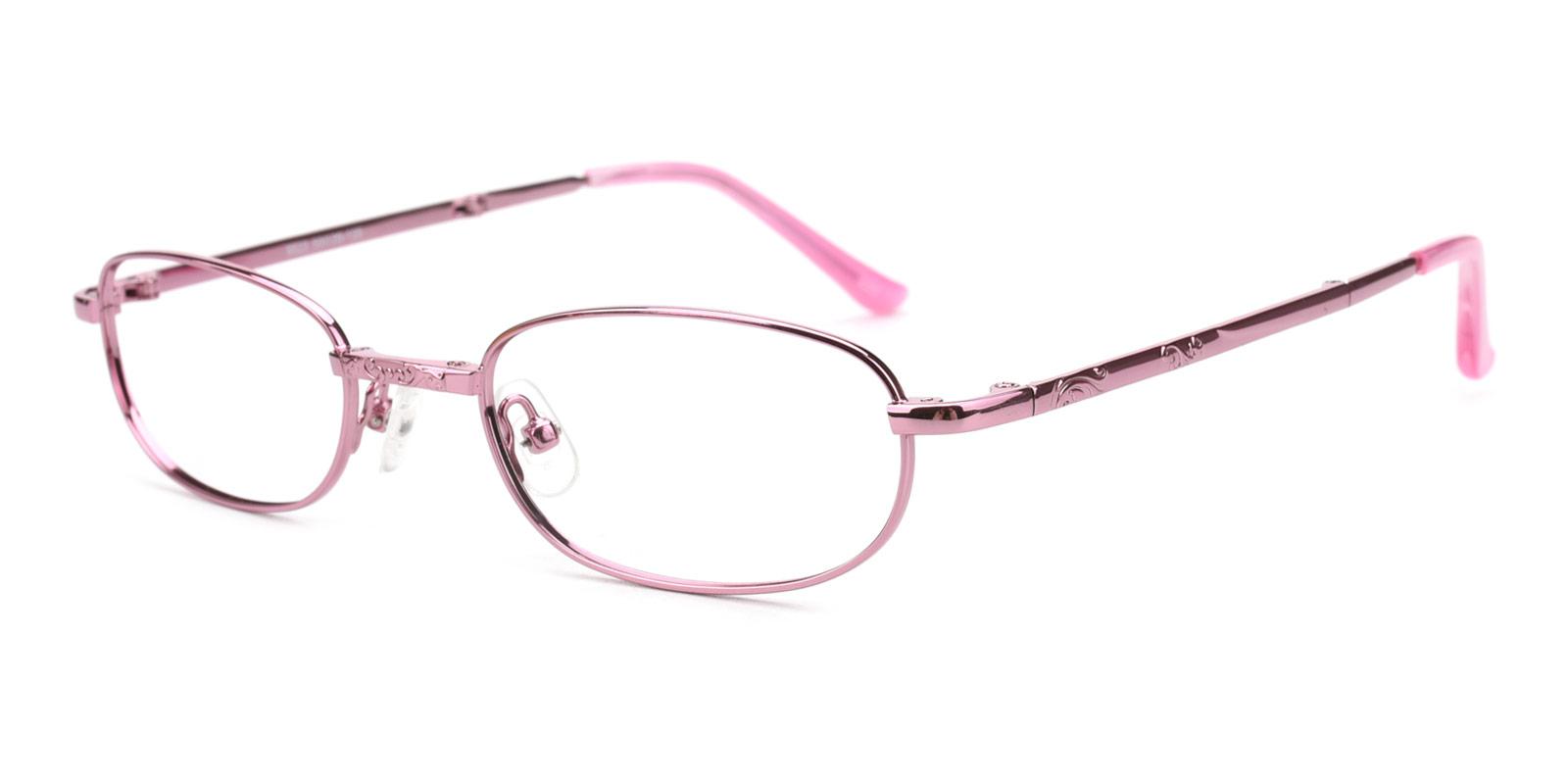 June-Pink-Oval-Metal-Eyeglasses-detail
