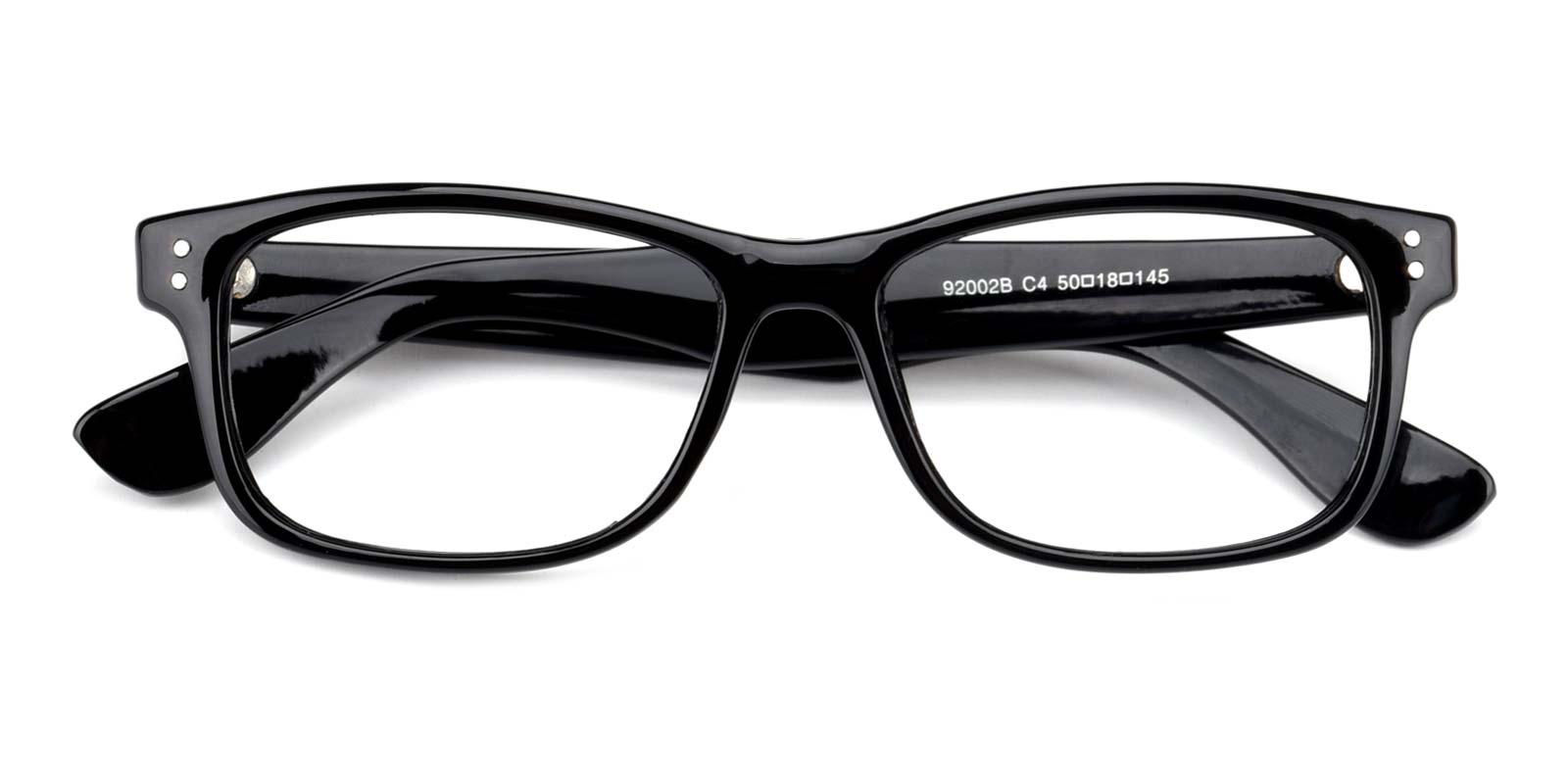 Waldo-Black-Rectangle-TR-Eyeglasses-detail