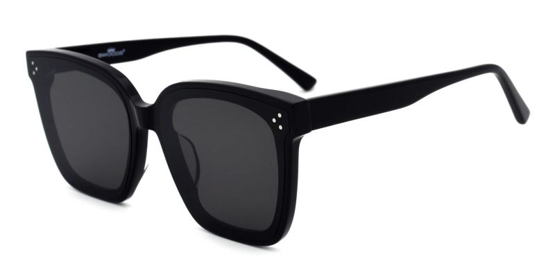 Reboot Non Prescription Sunglasses-Black-Sunglasses