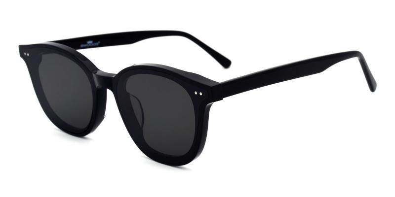 Alvin Non Prescription Sunglasses-Black-Sunglasses