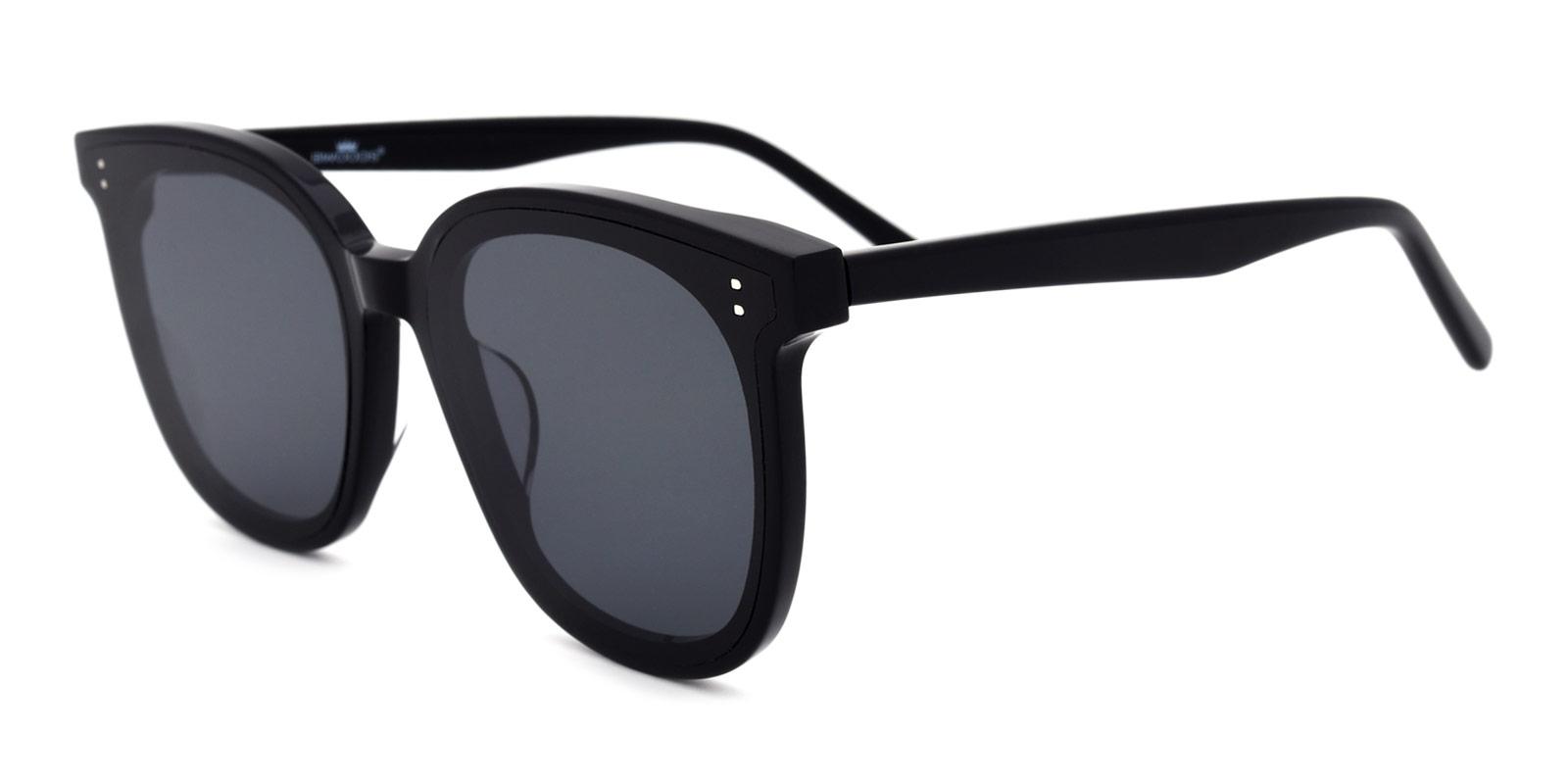 Starry Non Prescription Sunglasses-Black-Rectangle-TR-Sunglasses-detail